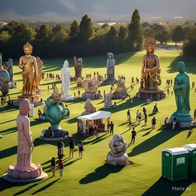 Pameran Rupa Patung Monas Disertai Toilet Nyaman